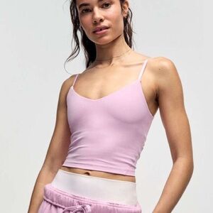 Lululemon Align Cropped Cami Tank Top C/D cup Vita Pink